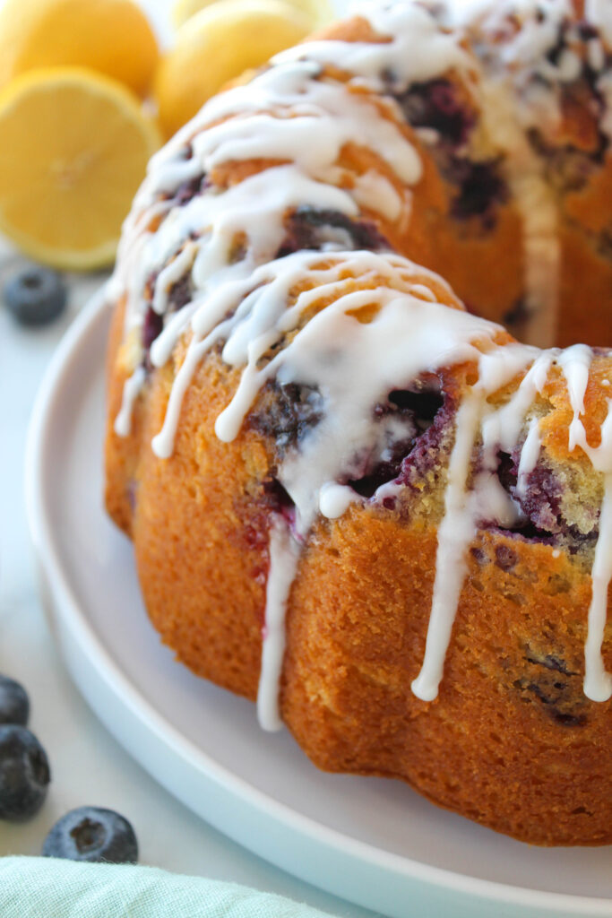 Lemon Blueberry Bundt Cake
