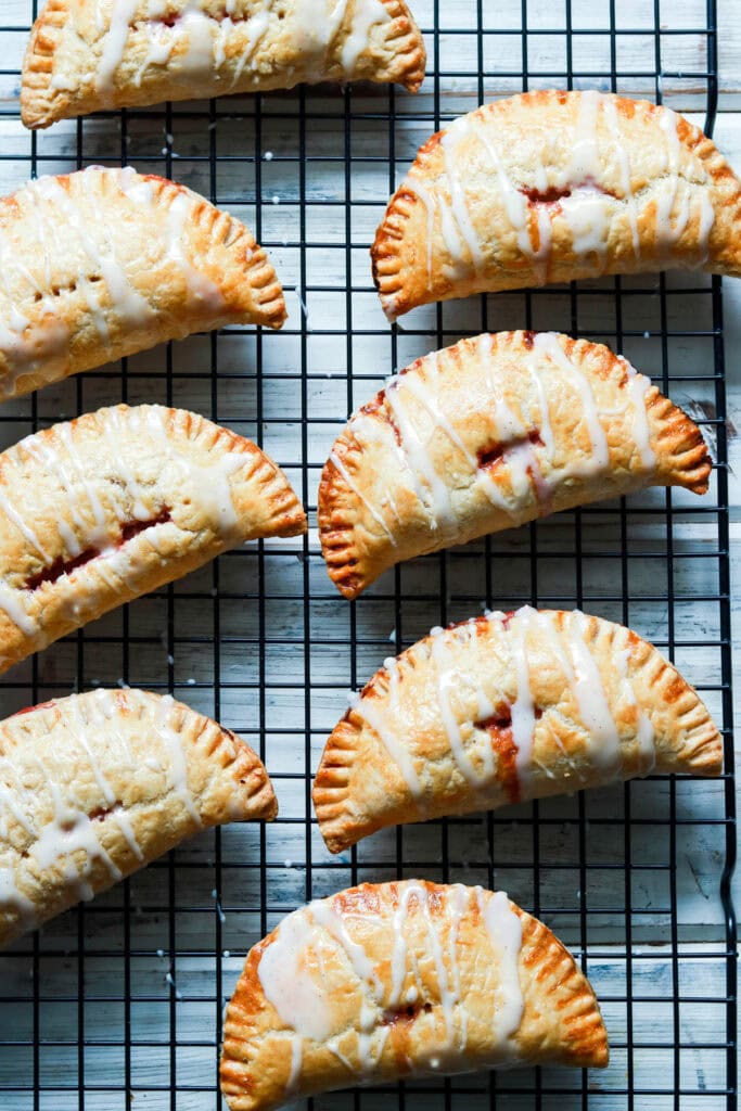 Old Fashioned Rhubarb Apple Turnovers