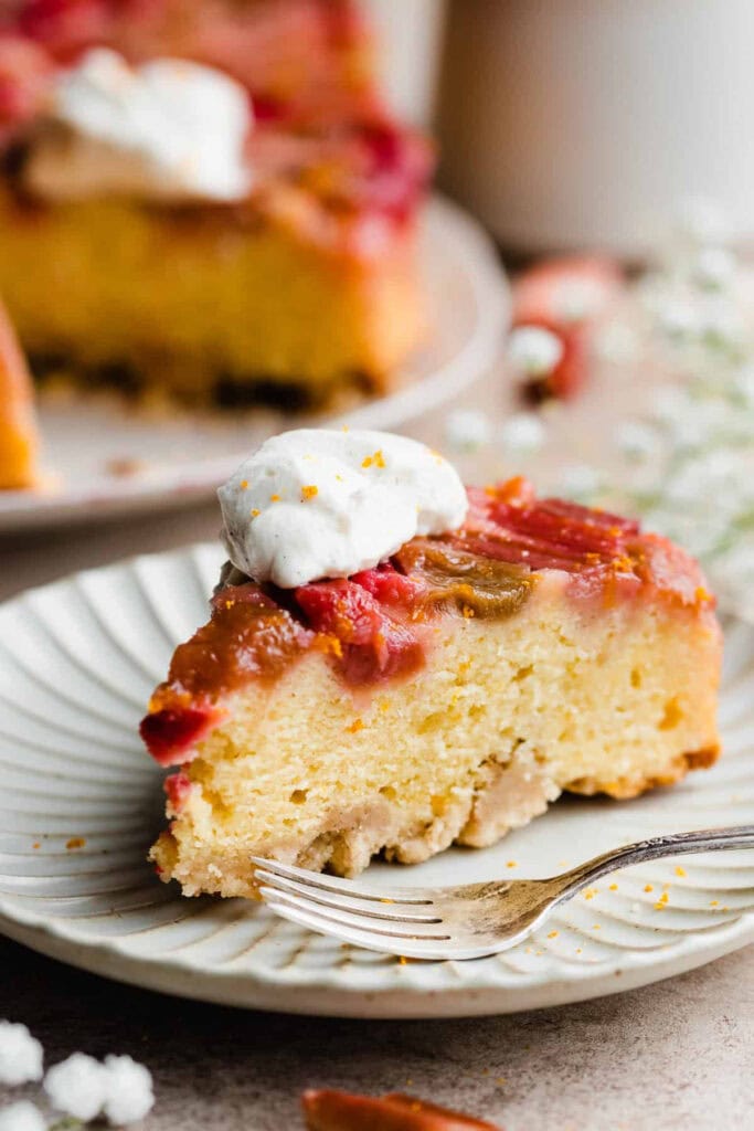 Rhubarb Upside Down Cake