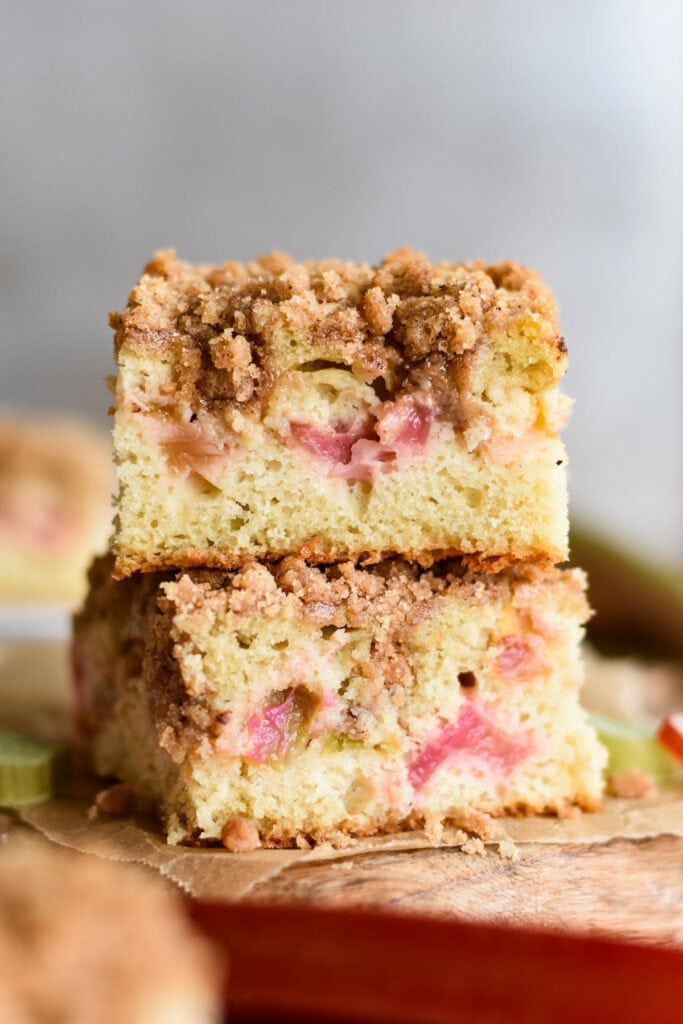 Rhubarb Coffee Cake