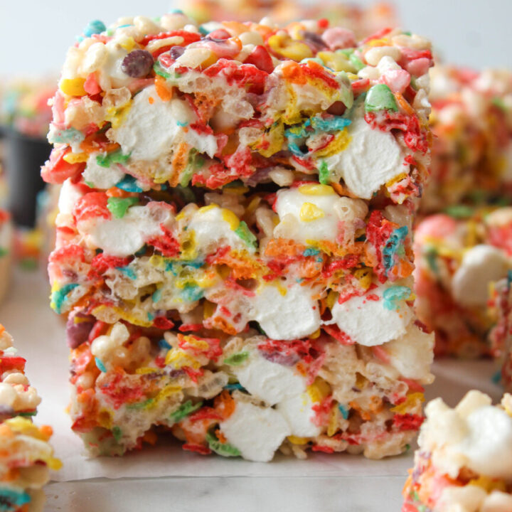 Fruity Pebbles Rice Krispie Treats