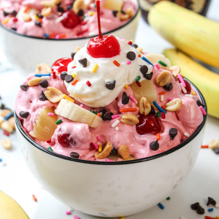 Banana Split Fluff Salad