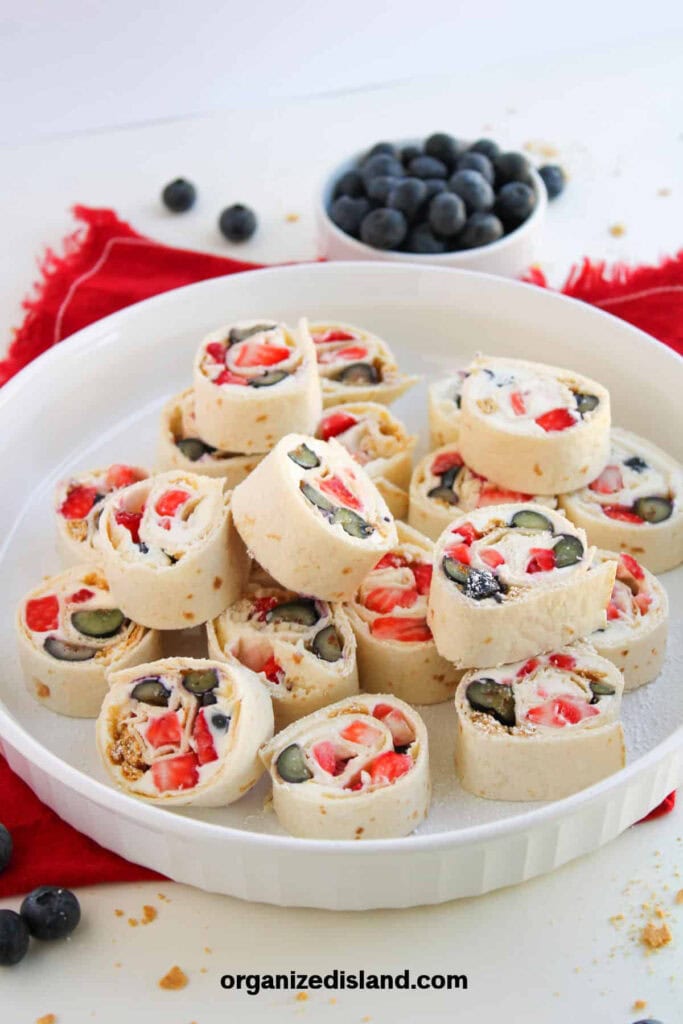 Red White and Blue Pinwheels