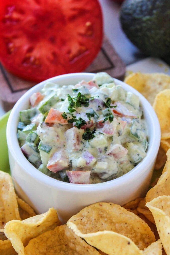 Cucumber Avocado Salsa