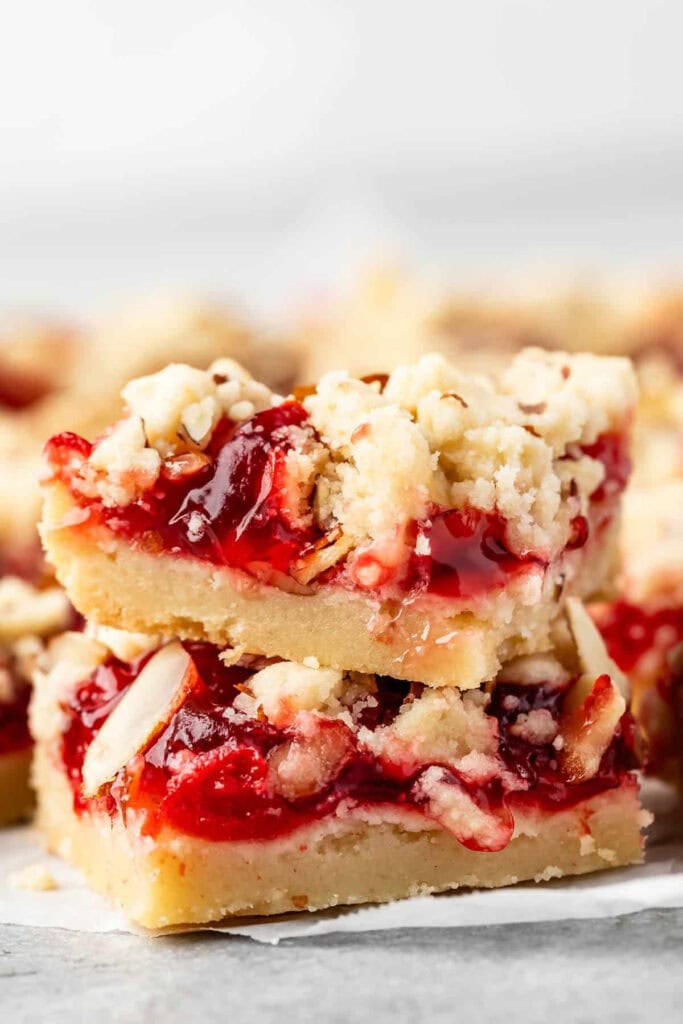 Almond Cherry Pie Bars