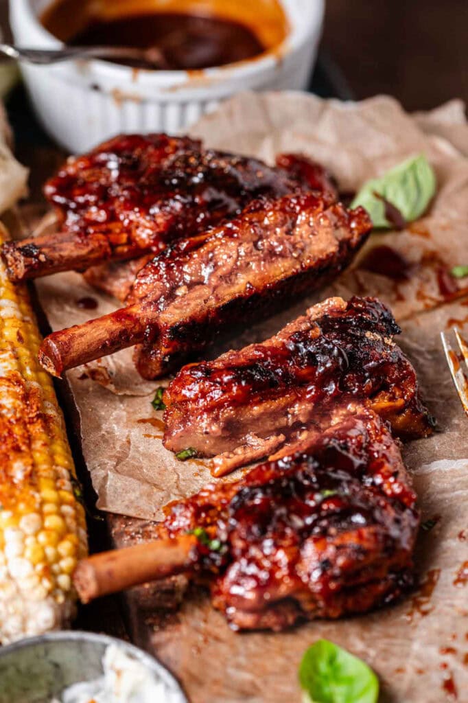 Sticky BBQ Vegan Ribs