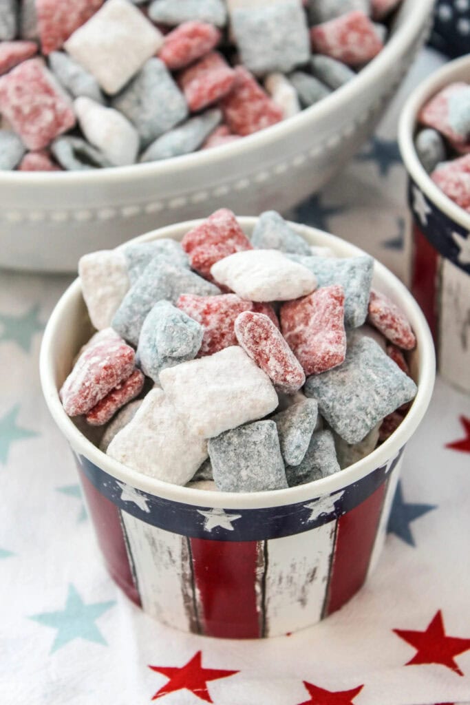 4th of July Puppy Chow