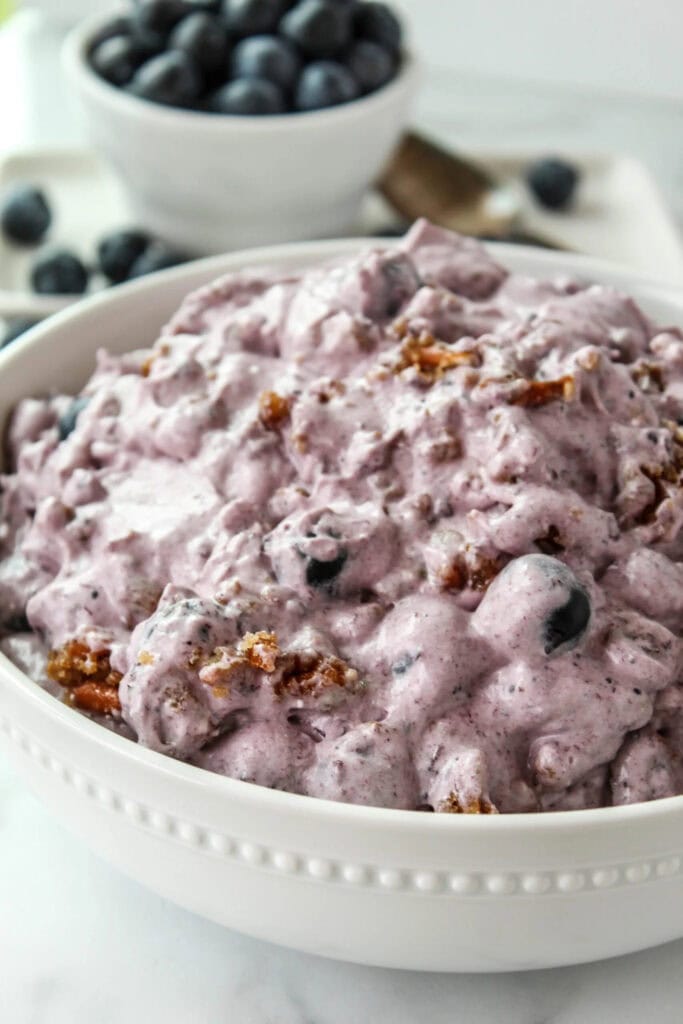 Blueberry Pretzel Salad