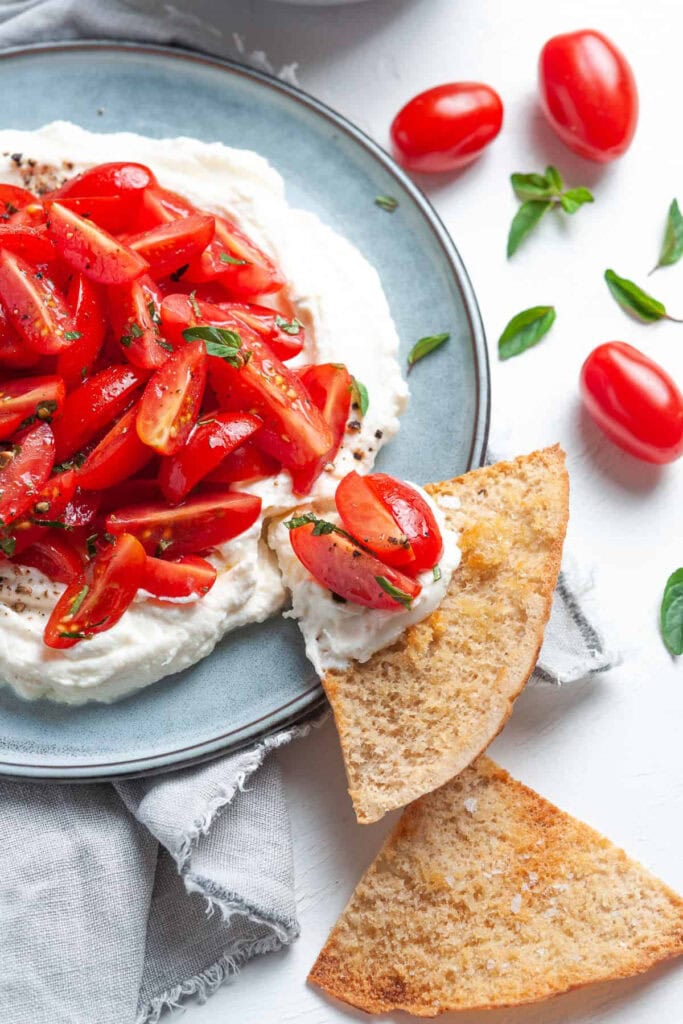 Whipped Ricotta with Tomatoes
