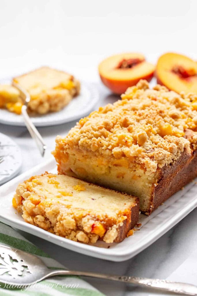 Peach Cobbler Pound Cake