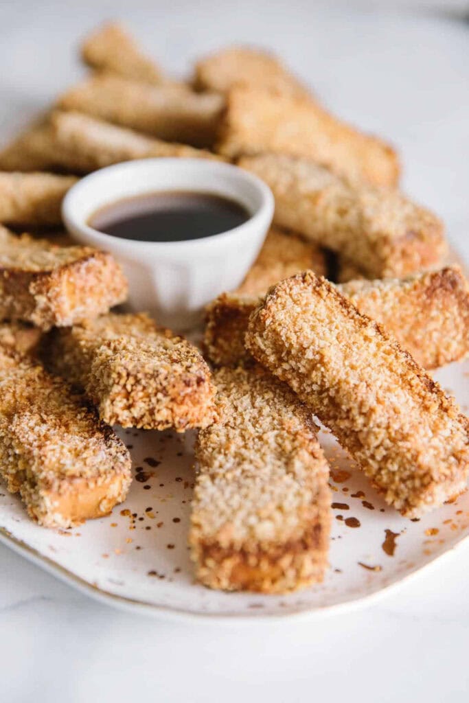 Make Ahead Freezer French Toast Sticks