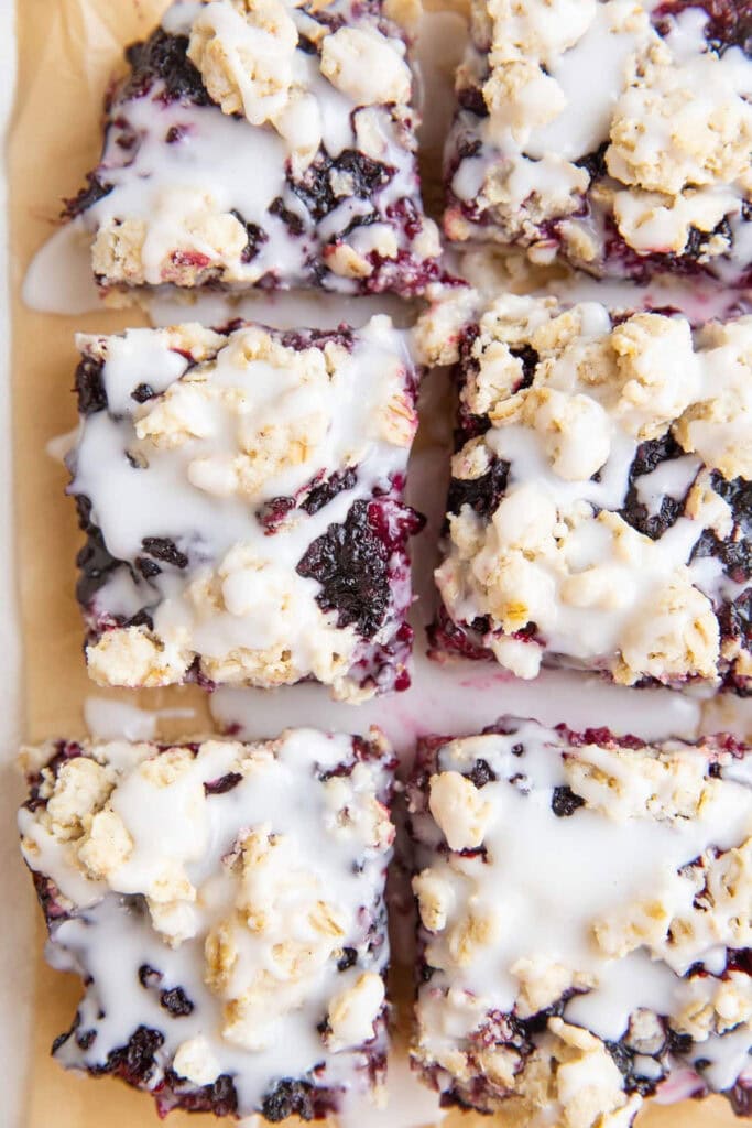 5-Ingredient Blackberry Pie Bars (Gluten-Free, Vegan)