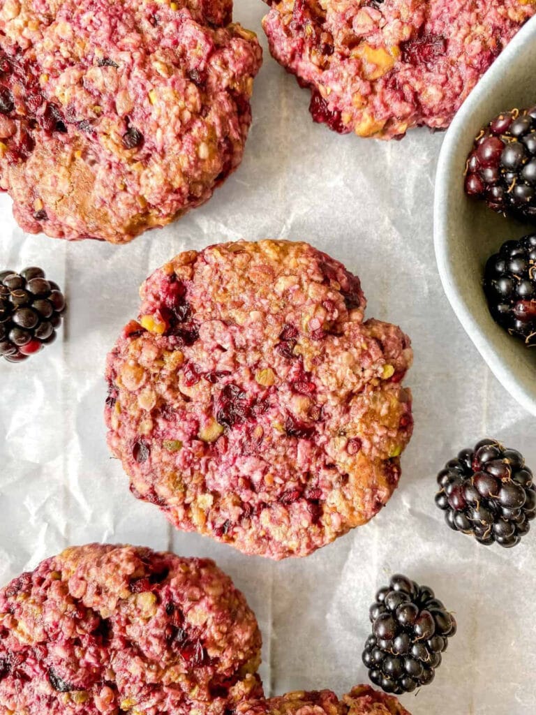 Blackberry Oatmeal Cookies