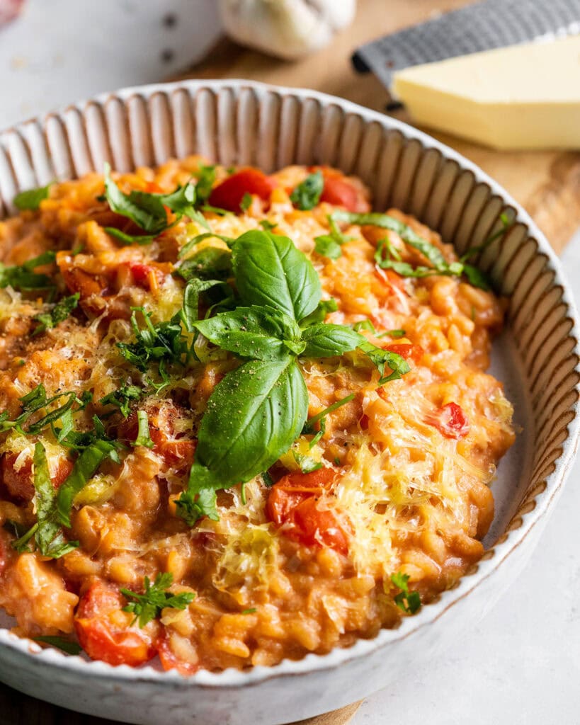 Creamy Cherry Tomato Risotto