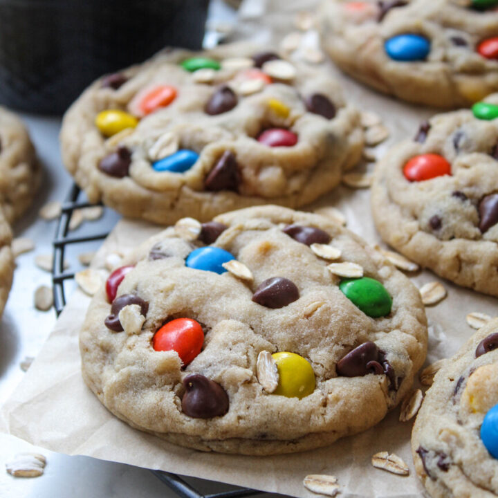 The Best Bakery Style Monster Cookies