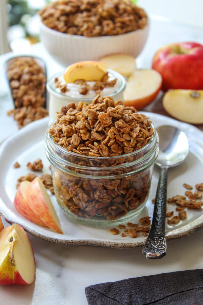 Homemade apple pie granola recipe