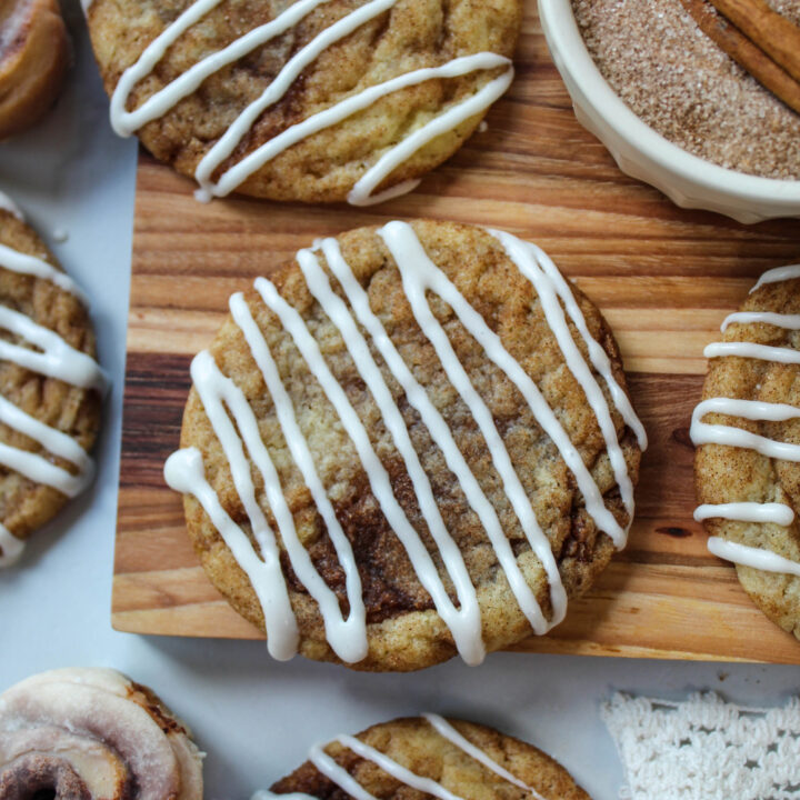 Soft Cinnamon Roll Cookies
