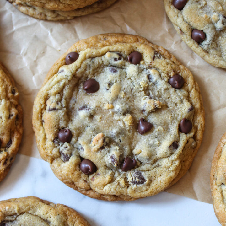 Bakery Style Jumbo Chocolate Chip Cookies