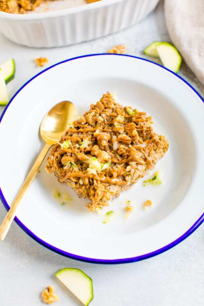 Zucchini Bread Baked Oatmeal