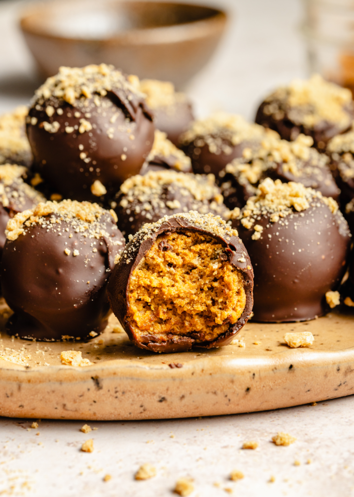 No-Bake Pumpkin Truffles