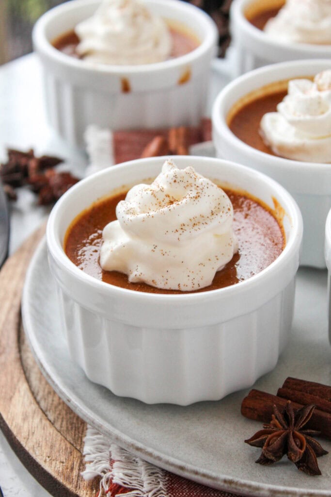 Baked Pumpkin Custard Cups