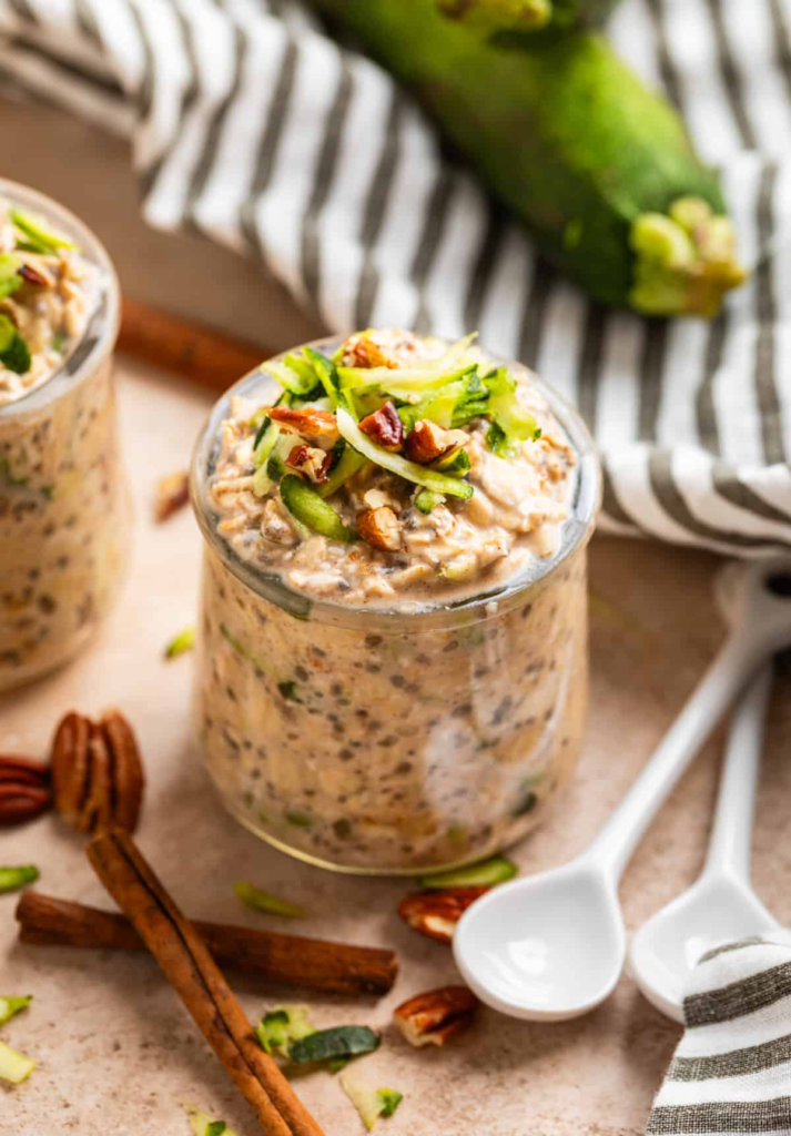 Zucchini Bread Overnight Oats