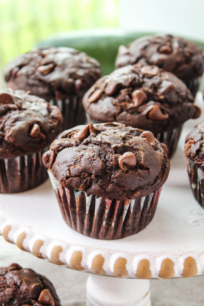 Chocolate Zucchini Muffins