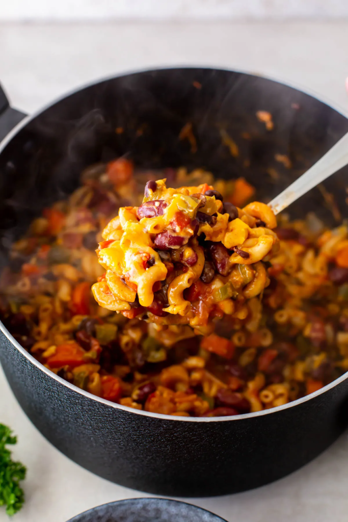 Vegetarian Chili Mac