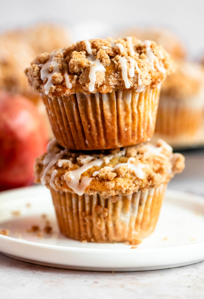 Easy Apple Crumble Muffins