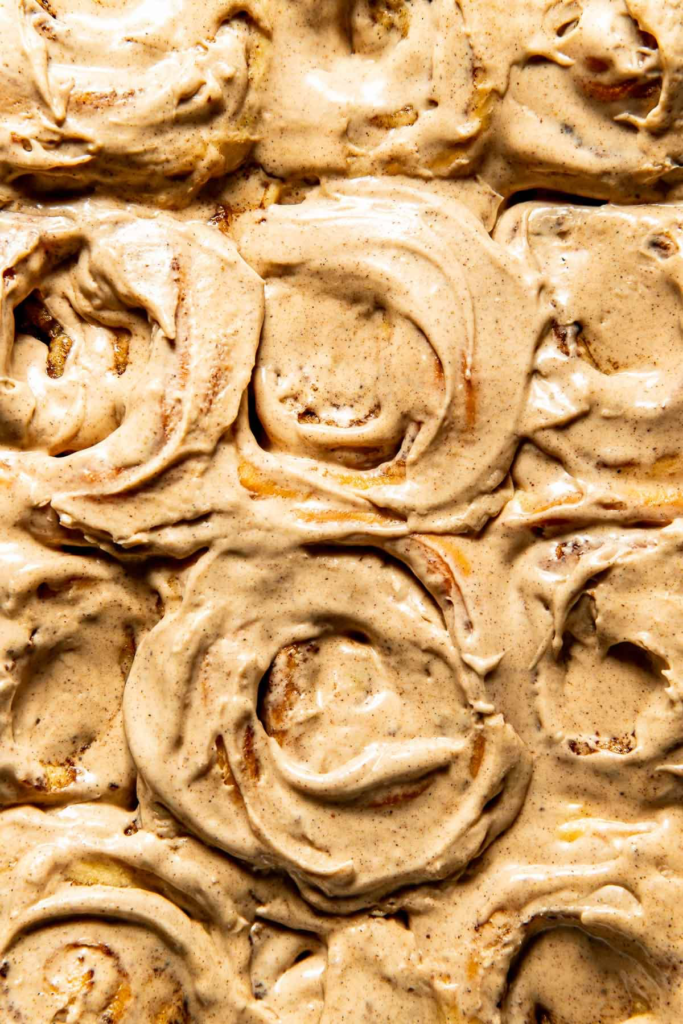 Fluffiest Chai Cinnamon Rolls with Espresso Cream Cheese Icing