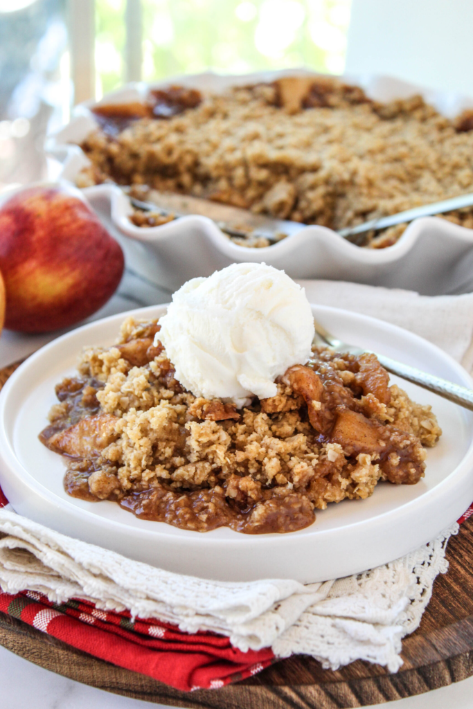 Apple Crisp with Betty Crocker Oatmeal Cookie Mix
