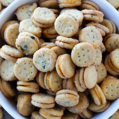 Cheesy Ranch Crackers with Ritz Bits