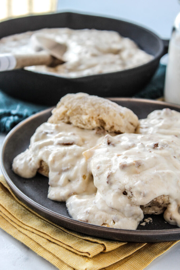 Vegetarian Biscuits and Gravy