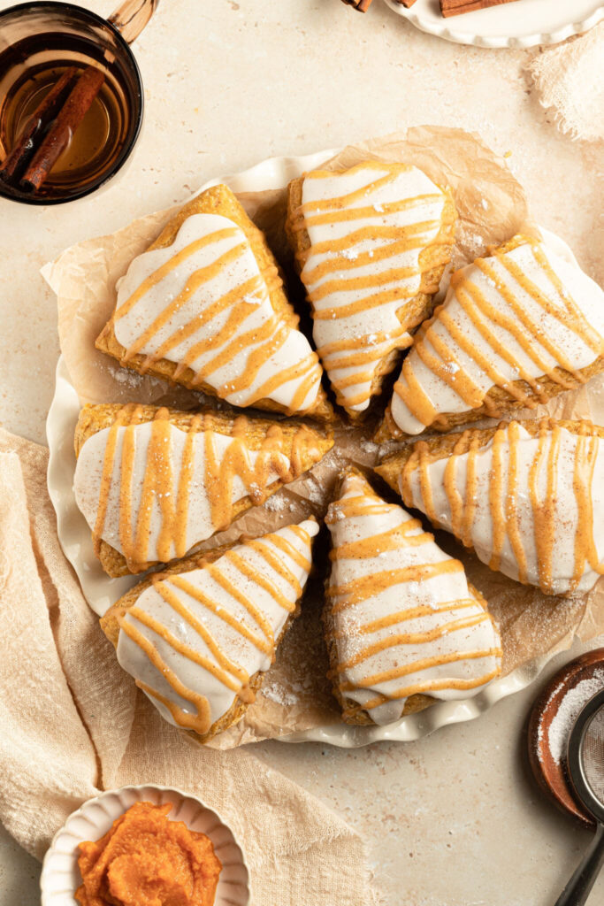 Pumpkin Scones (Starbucks Copycat!)