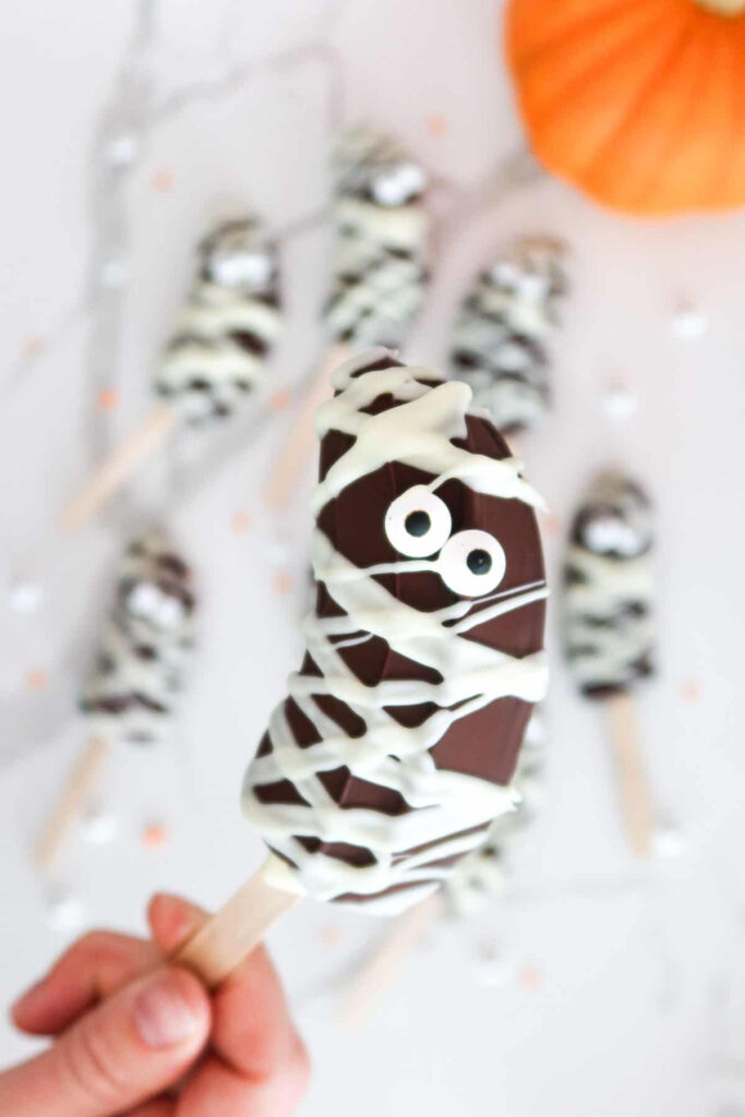 Halloween Banana Mummies