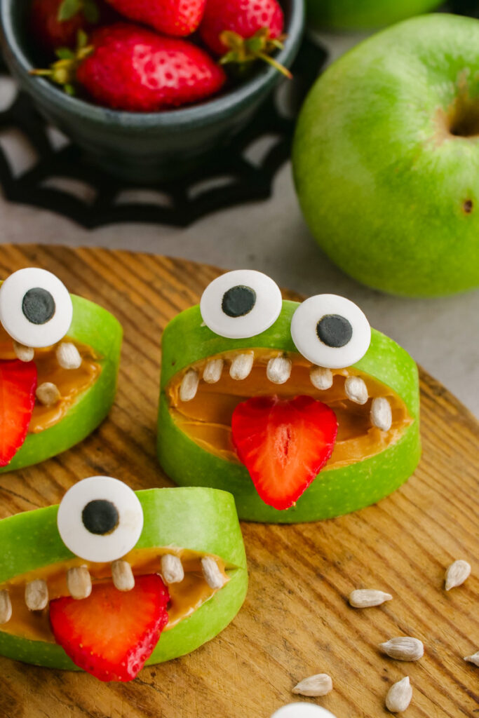 Halloween Apple Monster Mouth