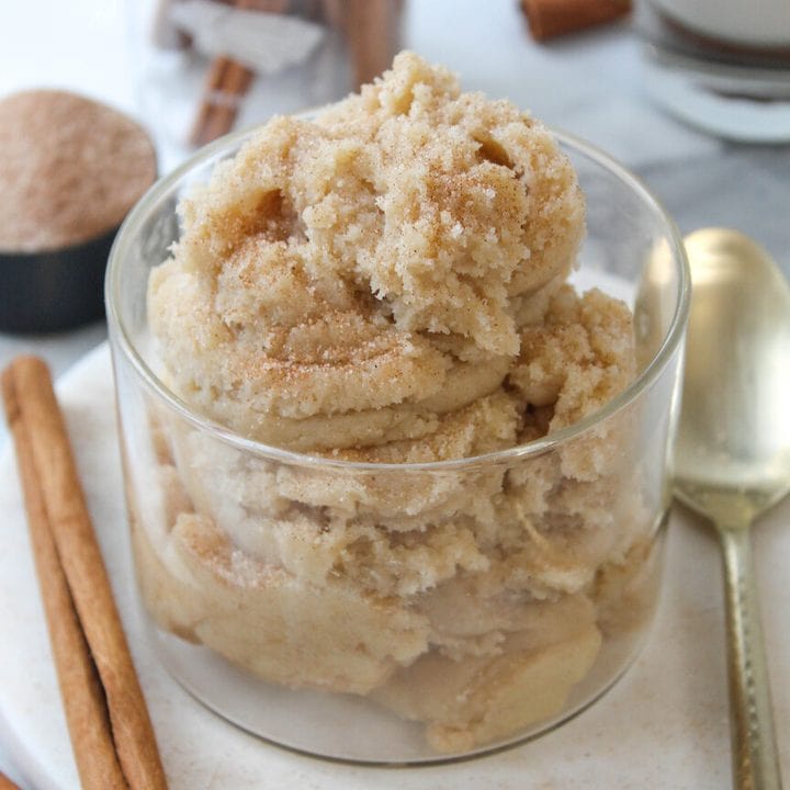 Edible Snickerdoodle Cookie Dough