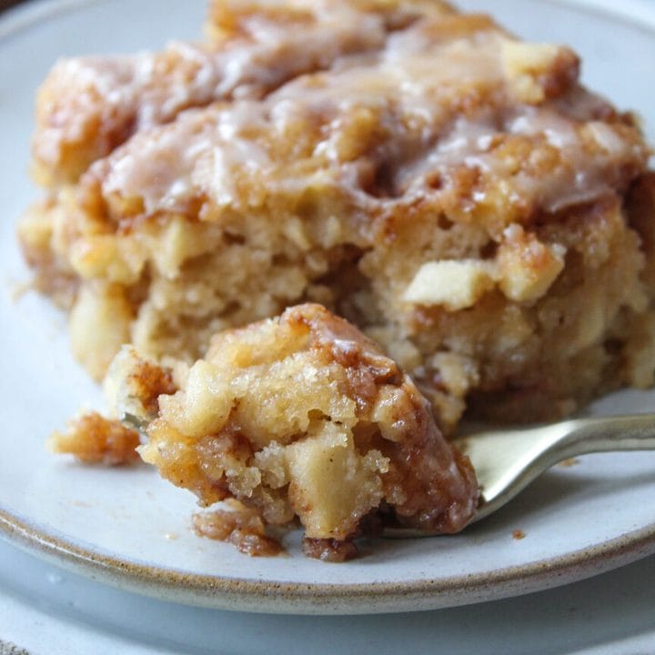 Moist Apple Fritter Cake for Fall Baking